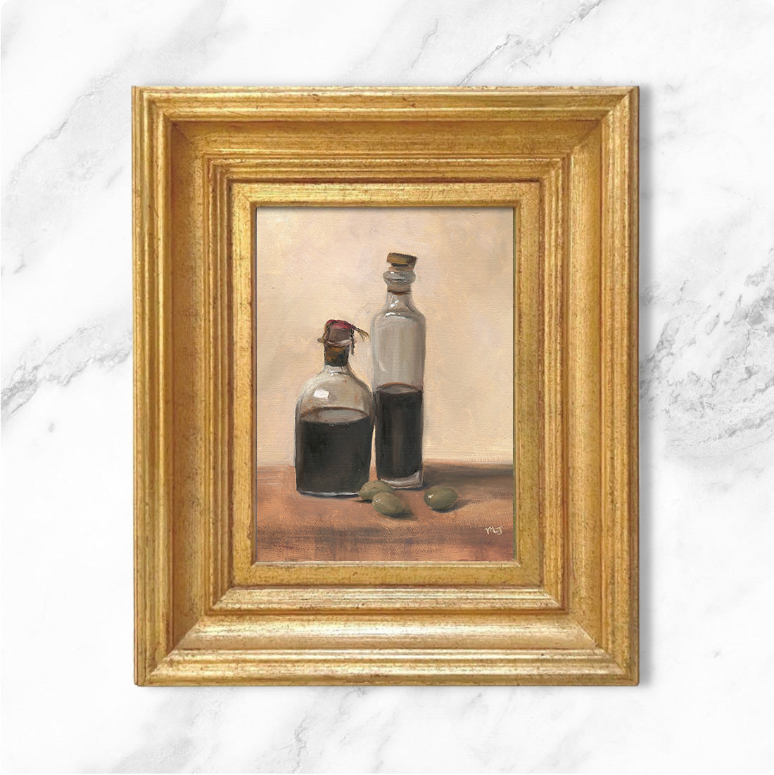 Provence Vinegars & Olives - Giclée Print